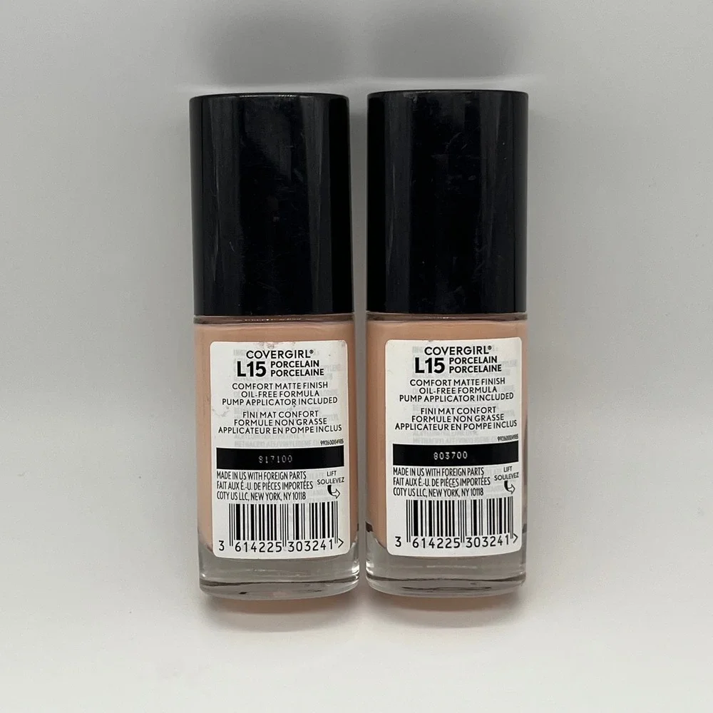 Covergirl Foundation TruBlend‎ Matte Made L15 Porcelain 1oz 2 Pack Womens